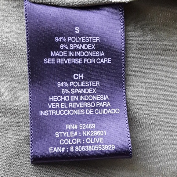 Norma Kamali dress green size Small EUC - Picture 6 of 6